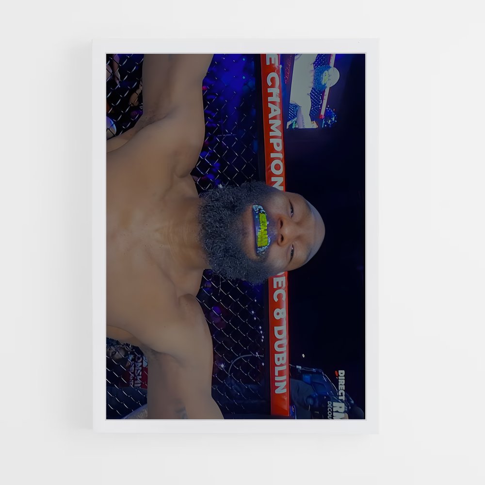 Poster Le Maître de la Barbe – affiche Muay Thai (vue 3)